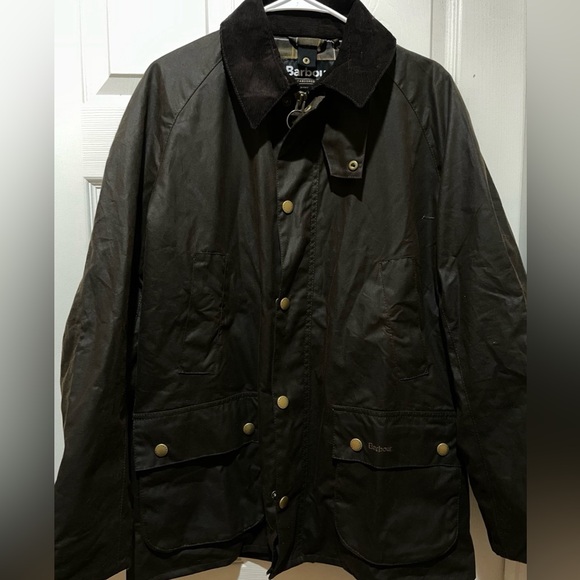 Barbour Ashby Waxed Jacket - Picture 2 of 8